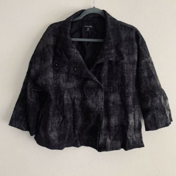 Eileen Fisher Jackets & Blazers - Eileen Fisher Marbled Light Petite Swing Jacket